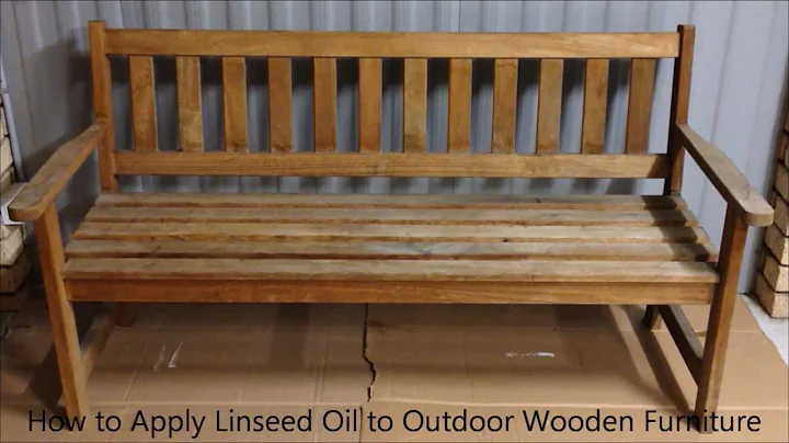 How to Apply Linseed Oil to Outdoor Wooden Furniture