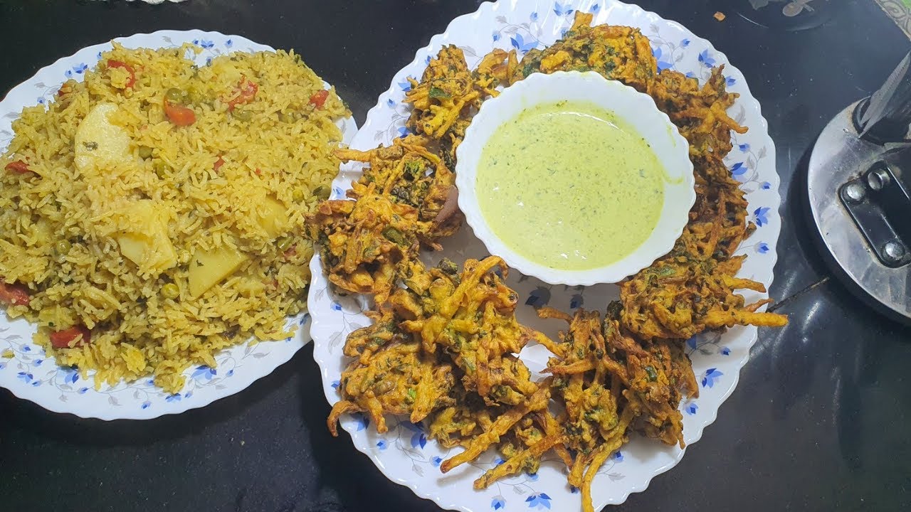 Crispy pakora Recipe | vegetable Rice Recipe   | Himenfoods
