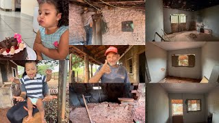 CHEGOU OS MATERIAIS PARA REFORMA/JANELAS CONCLUÍDAS/QUEBRAMOS O BANHEIRO 🪏🔨🪚🪟🙌🏽