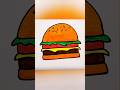 How To Draw A Burger Cheeseburger Drawing Shorts Youtubeshorts Viral Trending Angelsartstudio 