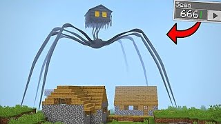 MINECRAFT MOST SCARY SEEDS 😱 | MINECRAFT HORROR SEED 666 | MINECRAFT HORROR |