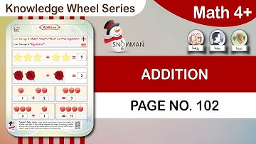 Math 4+ (Knowledge Wheel Series) | Page No 102 | Addition | Counting and Adding | Nursery Class