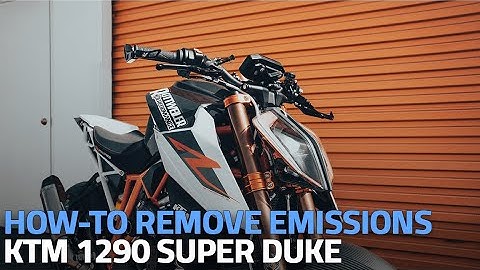 HOW-TO REMOVE EMISSIONS - KTM SUPER DUKE 1290 - ROTTWEILER PERFORMANCE