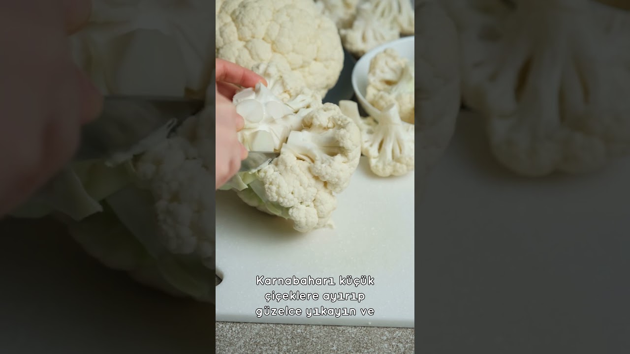 FIRINDA KARNABAHAR: BÖYLE DAHA LEZZETLİ OLUYOR #firinda #karnabahar #recipe #reels #food #pratik