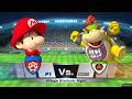 Mario Sports Superstars - Baby Mario/Luigi Vs. Bowser Jr./Diddy Kong