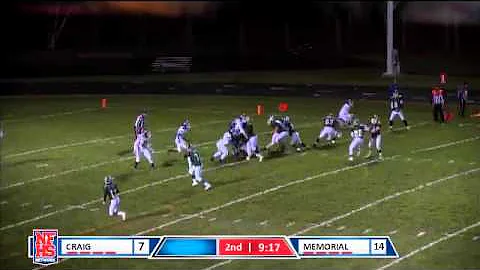 Madison Memorial #22 Terrel Goodwin with a 10 yard...