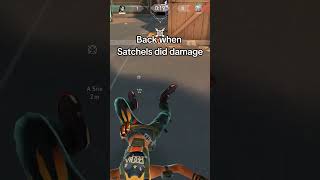 Back when satchels did damage