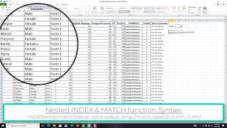 Module 2: How to use the INDEX and MATCH (Lecture 3.2)