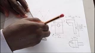 ISOMETRIC PROJECTION PROBLEM 8 #SSCE#WASSCE#NECO#TECHNICALDRAWING#ENGINEERINGDRAWING