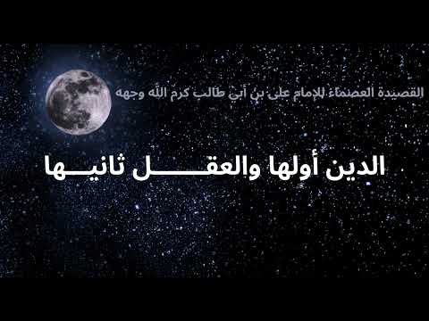 القصيدة العصماء للإمام على بن أبي طالب من أجمل وأعذب ما قيل عن الدنيا