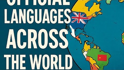 📌 "Official Languages Across The World"