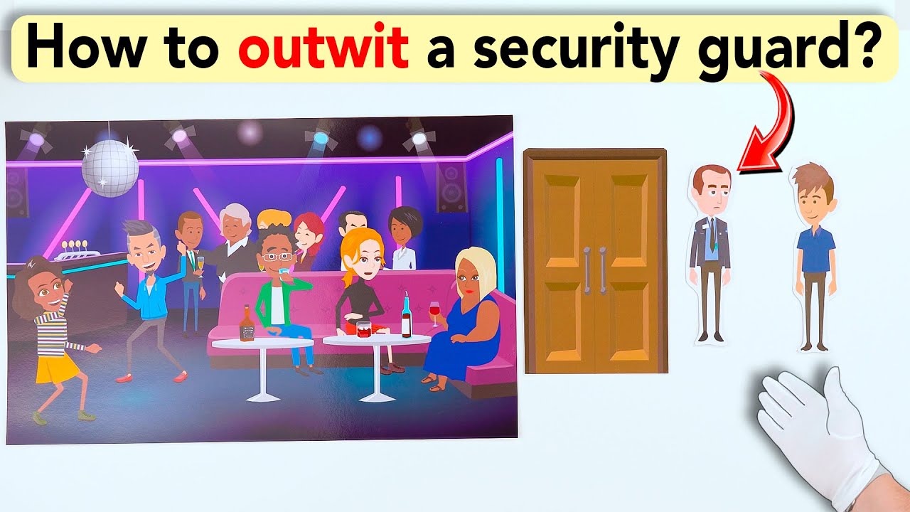 Riddle №8 - How to outwit a security guard? - YouTube