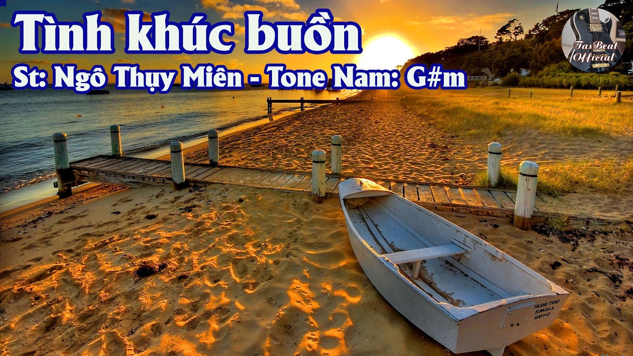 Karaoke Tình Khúc Buồn Tone Nam (Bossanova) | TAS BEAT