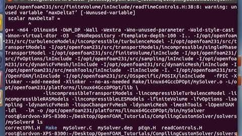 Compiling Your Own Custom OpenFOAM Solver, Part 0