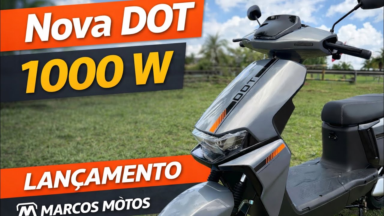 Nova Dot 1000w Moto Chefe #motoseletricas 