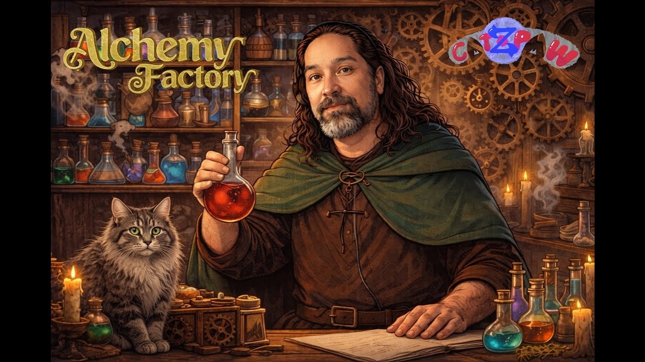 🔴 Alchemy Factory: Day 5: I may have played a little off stream ...