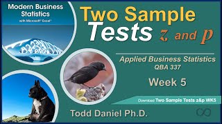 Two Sample Tests - Modern Business Statistics