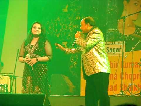 Main se meena se na saqi se   Mohd Aziz and Priyanka Mitra live