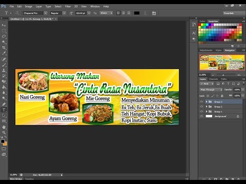 Spanduk Jualan  Nasi Goreng desain  spanduk kreatif