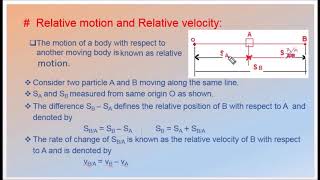 I hereby explain the concept of relative motion and velocity in tamil.