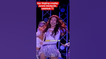 AYU TINGTING COSPLAY JENNIE BLACKPINK, SALAHKAH ?? #reels #videoviral #arsyhallawi