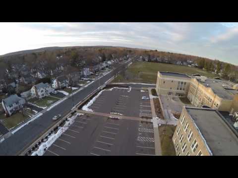 Drone flight at Sedgwick Middle School