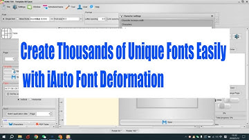 Create Thousands of Unique Fonts Easily with iAuto Font Deformation