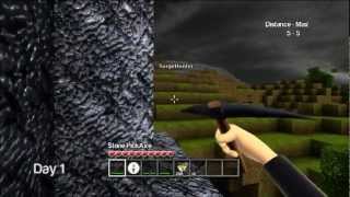 CastleMiner Z with SurgeHunter [Part 1] - Surviving the first night... or not