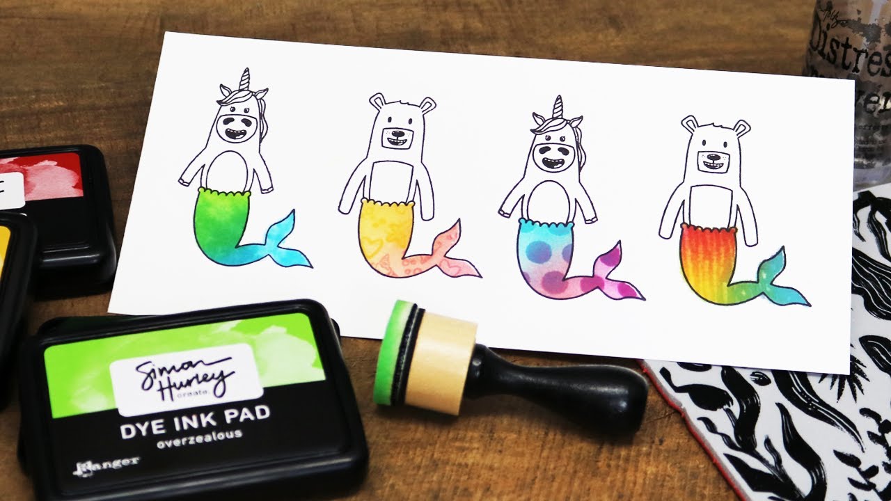 Colorful Stamping Techniques and Tricks | Simon Hurley for Scrapbook.com