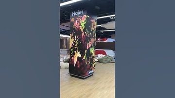 LED Screen for pillars, we install the 4 sides of the pillar with LED Screens