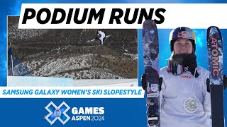 Samsung Galaxy Women’s Ski Slopestyle: Top 3 Runs | X Games Aspen 2024