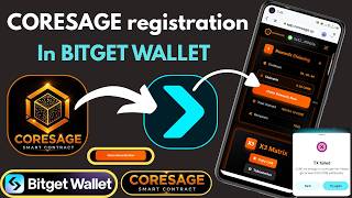 How to Register on CORESAGE Smart Contract project Using Bitget Wallet &amp; Gas Fee Fix Guide