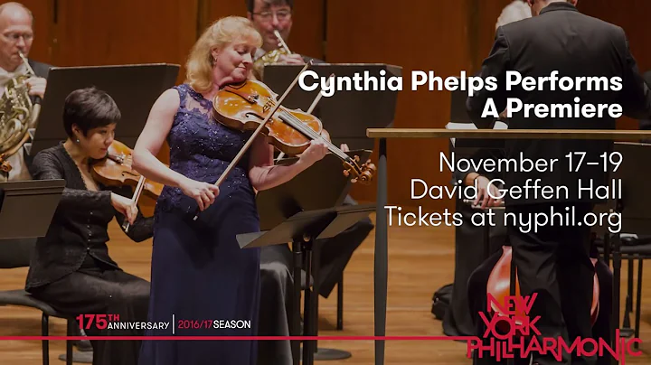 Principal Viola Cynthia Phelps Performs a Premiere