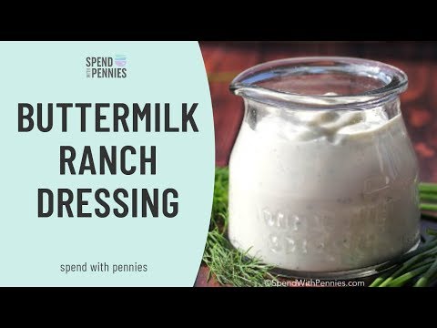 Buttermilk Ranch Dressing (& Dip)