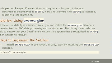 How to Solve the Incorrect DataType Issue When Writing Parquet Files to S3 with AWS Glue