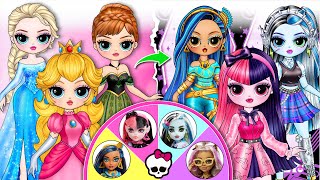 Disney Princess VS Monster High : Which Version Looks Better? | 35 Best DIY Arts & Paper Crafts