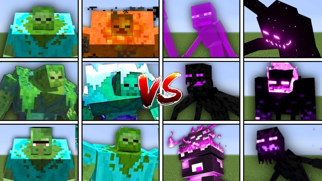 Minecraft All Mutants ULTIMATE ALL MUTANT ZOMBIE VS ALL MUTANT ENDERMAN in MINECRAFT - YouTube