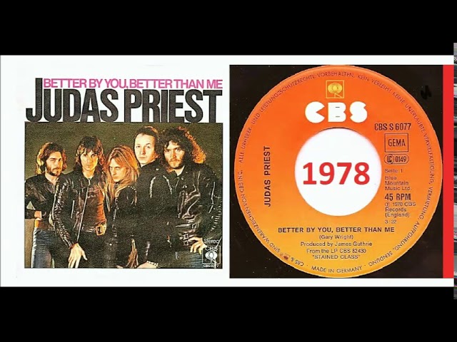 Judas Priest - Better by You, Better Than Me - YouTube