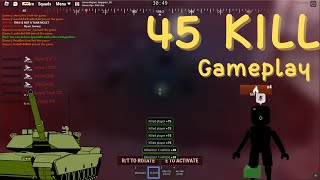 45kill sneak gameplay   | Roblox Multicrew Tank Combat 4