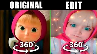 360° VR Masha Song Original vs Masha Ultrafunk Version