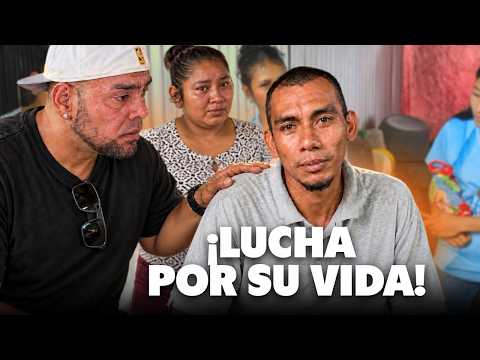 Eduardo se conmovió de la situación de este Joven con insuficiencia Renal