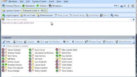 ShoreTel Training | ECC Agent Toolbars
