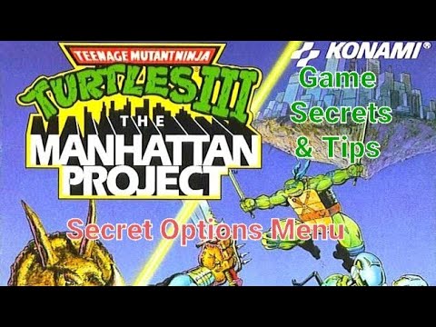 TMNT 3: The Manhattan Project-Game Secrets & Tips(Secret Options Menu