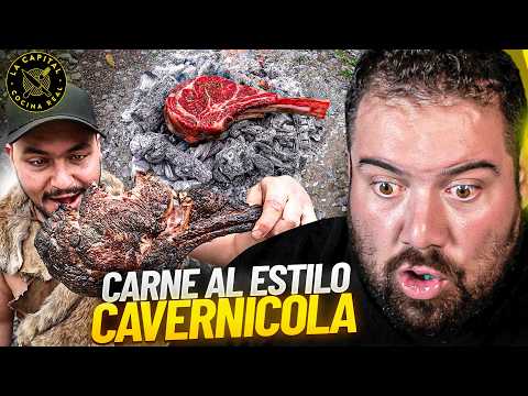 CARNE AL ESTILO CAVERNÍCOLA CON OSCAR DE LA CAPITAL 