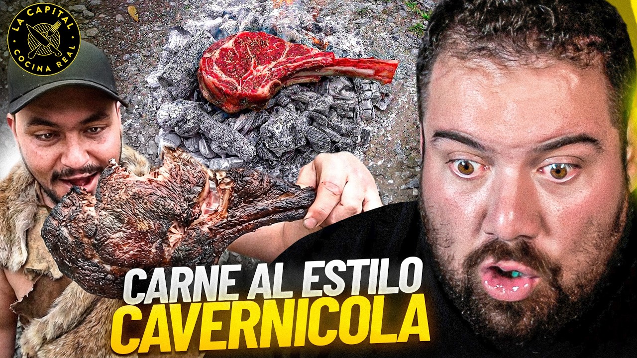 CARNE AL ESTILO CAVERNÍCOLA CON OSCAR DE LA CAPITAL 