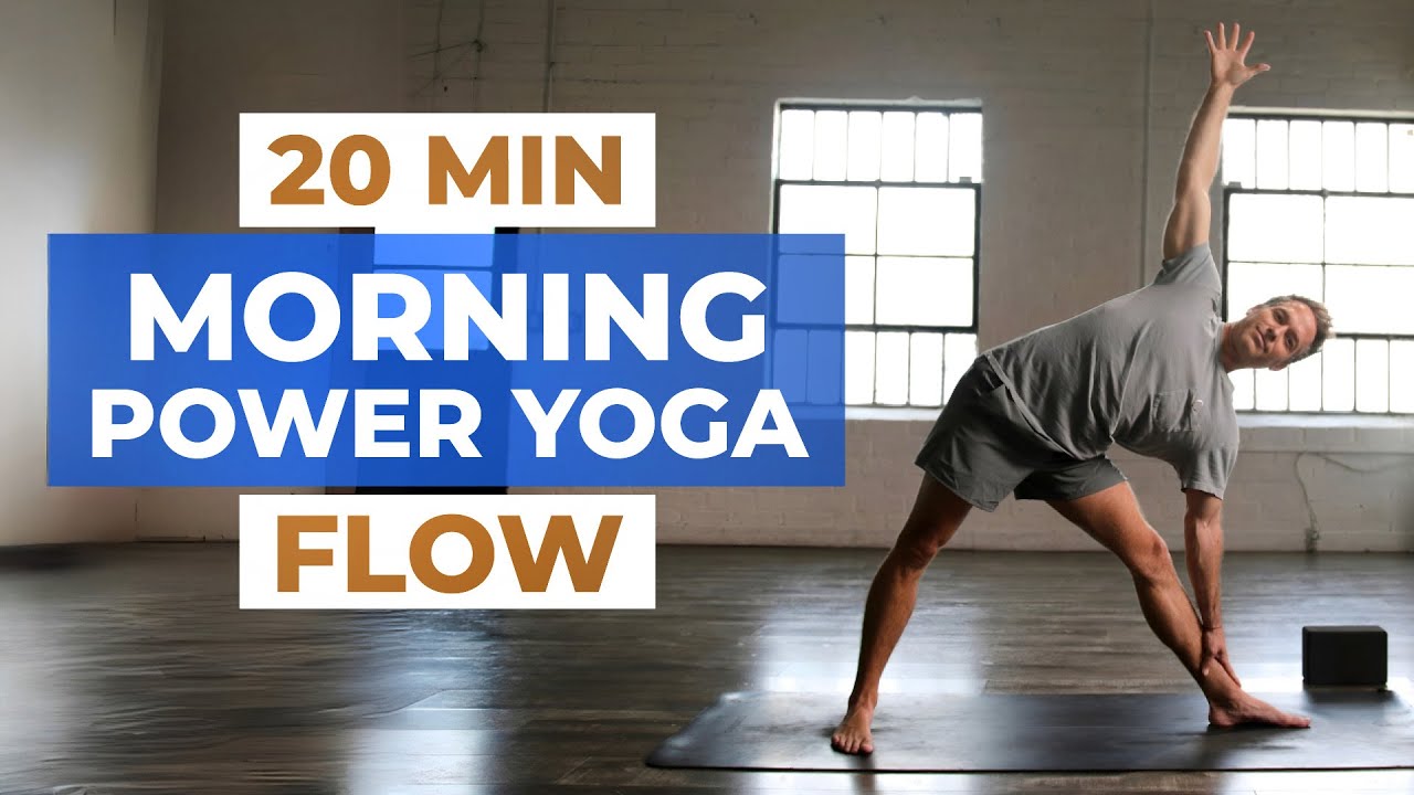 20 Min Morning Power Yoga Flow l Energize Your Day - YouTube