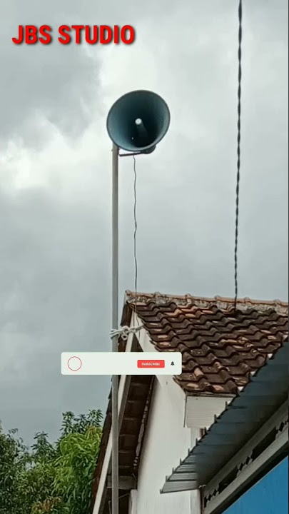 selayang pandang ke masa silam dengar musik toa hajatan jadul