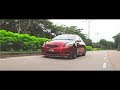 Red Candy Toyota Vios with Akana Carbon Wizard