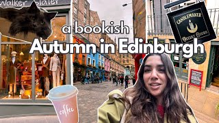 TRAVEL VLOG/ Bookworm Autumn in Edinburgh (Diagon Alley, cat cafe, REAL witch shop!)