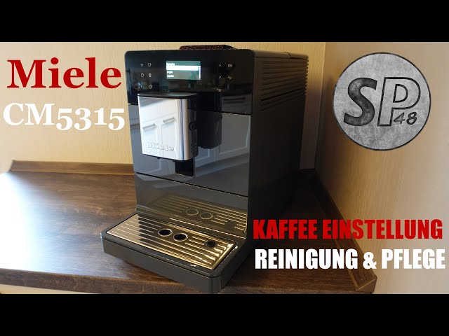 Miele CM5315 : YouTube Reinigung und Kaffee Einstellung 